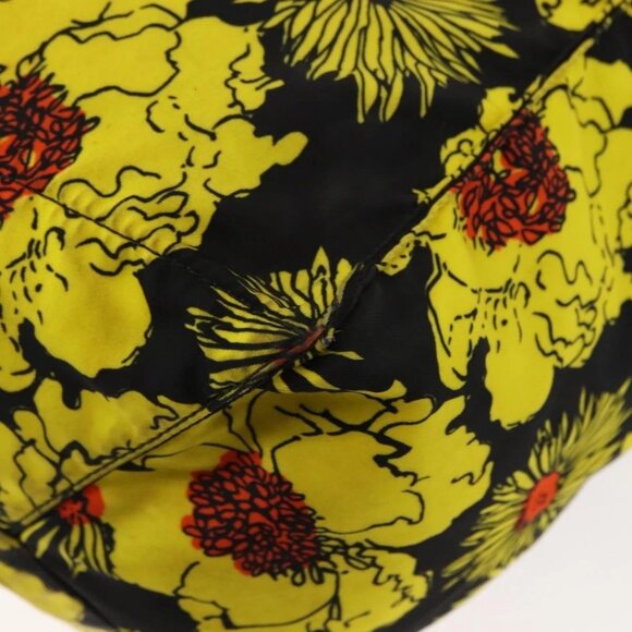 PRADA Tote Bag Nylon Yellow Silver Auth 146333 - Picture 5 of 16